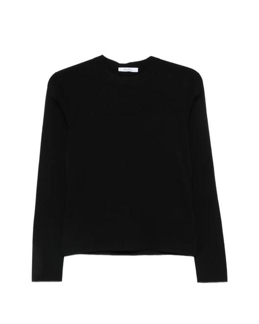 Max Mara Black Long-Sleeve Jumper