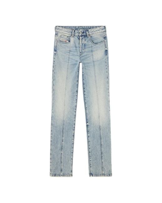 DIESEL Blue 1989 D-Mine 09N55 Straight-Leg Jeans