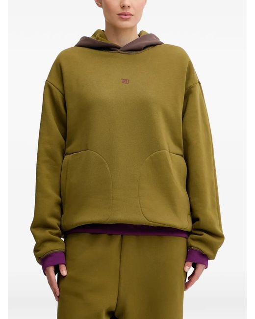 EA7 Brown Wendbarer Hoodie