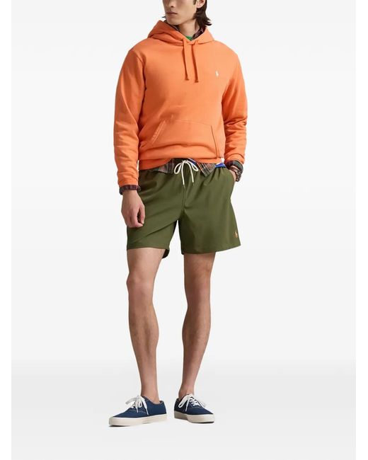 Polo Ralph Lauren Green Drawstring Swim Shorts for men