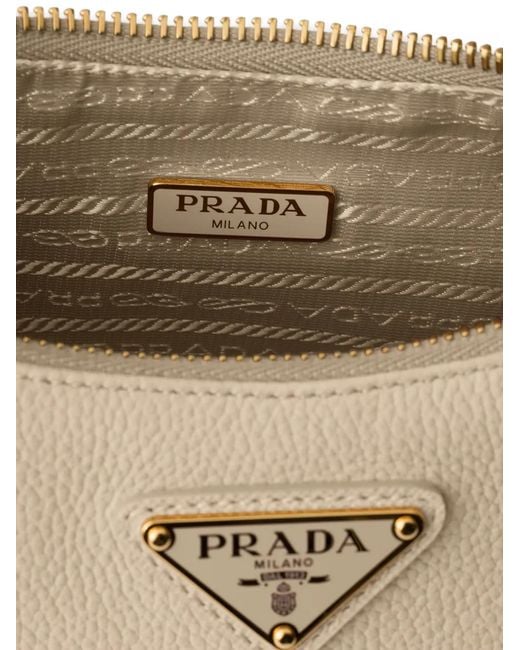 Borsa Re-Edition 2005 Mini di Prada in Natural
