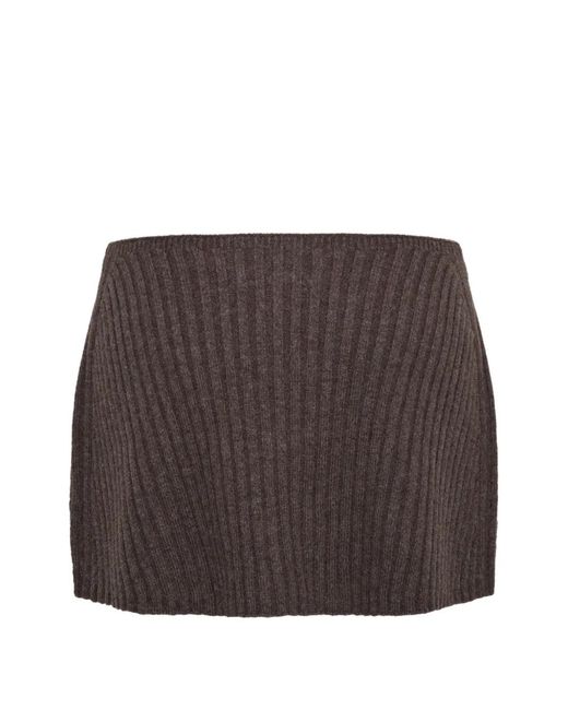 Cara Cara Brown Lourdes Ribbed Top