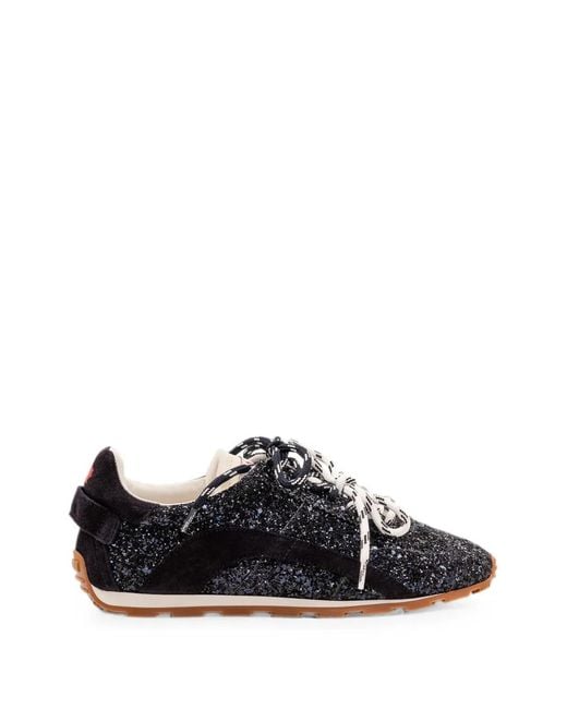 DSquared² Black Glitter-Embellished Sneakers