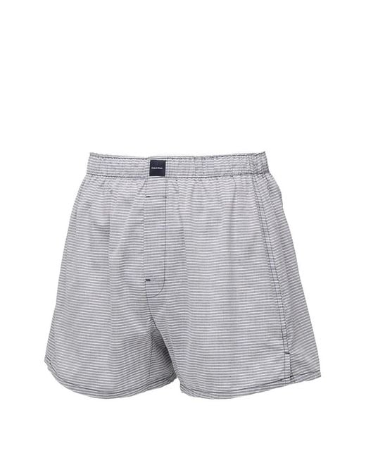 Calvin Klein Gestreifte Boxershorts (3Er-Set) in Blue für Herren