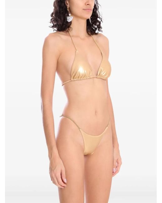 Amir Slama White Metallic Bikini
