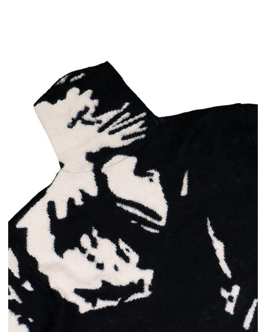 Doublet Black Long-Sleeve Sweater