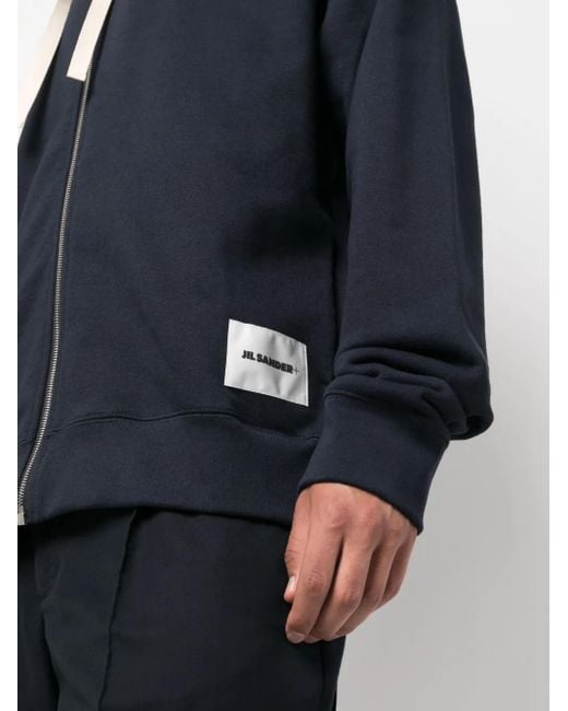 Jil Sander Kapuzenjacke aus Baumwolle in Black für Herren