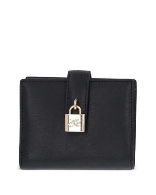 Padlock flap wallet Karl Lagerfeld de color Black