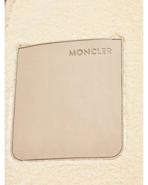 Moncler Natural Zip-Up Patch-Pocket Gilet for men