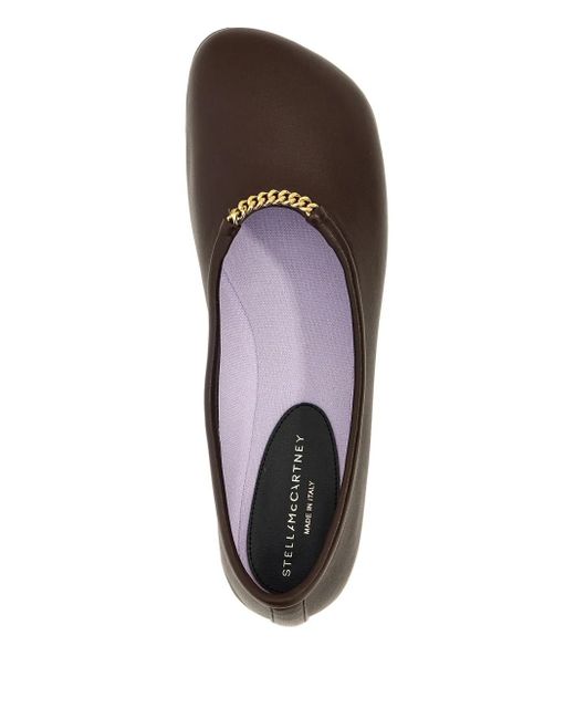 Stella McCartney Ryder フラットシューズ Brown