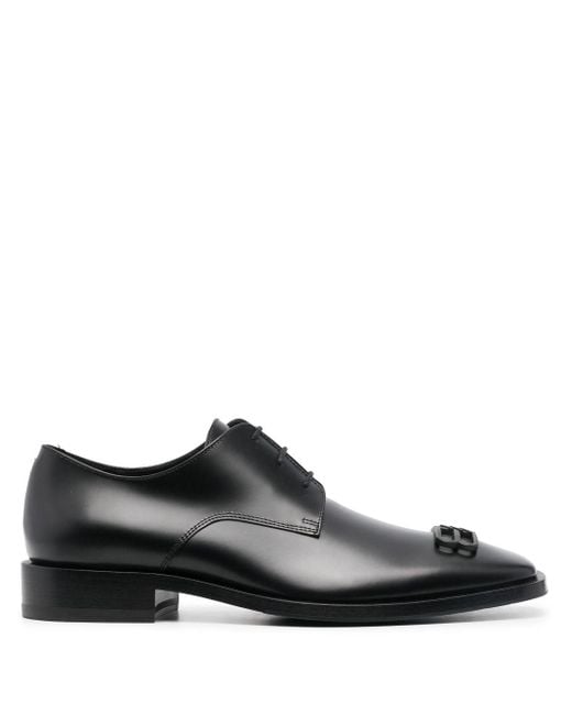 Balenciaga Derby-Schuhe mit Logo-Prägung in Black für Herren