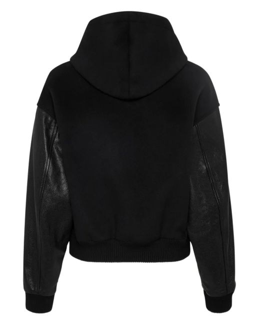 DSquared² Black Hooded Zip-Up Jacket for men