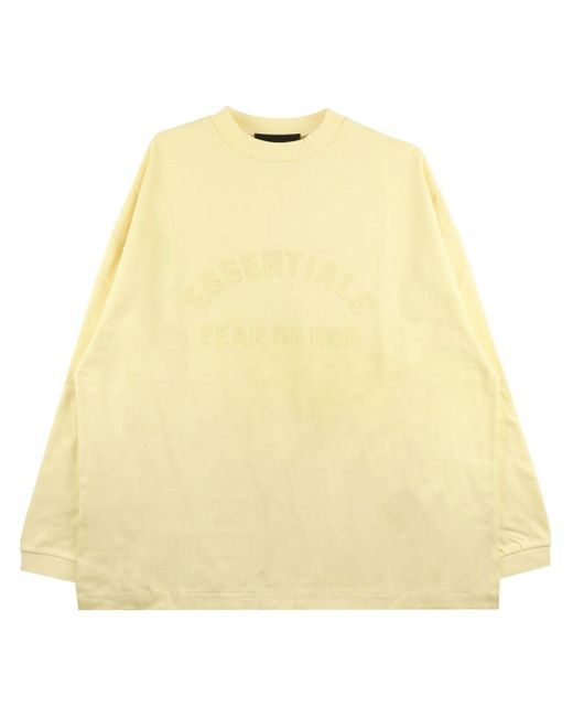 Fear Of God Natural Logo-print Cotton Sweatshirt for men