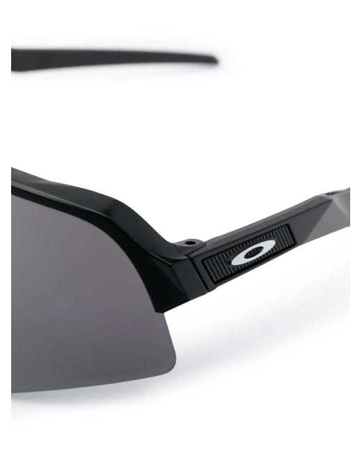 Oakley Gray Oversize Visor-Sunglasses