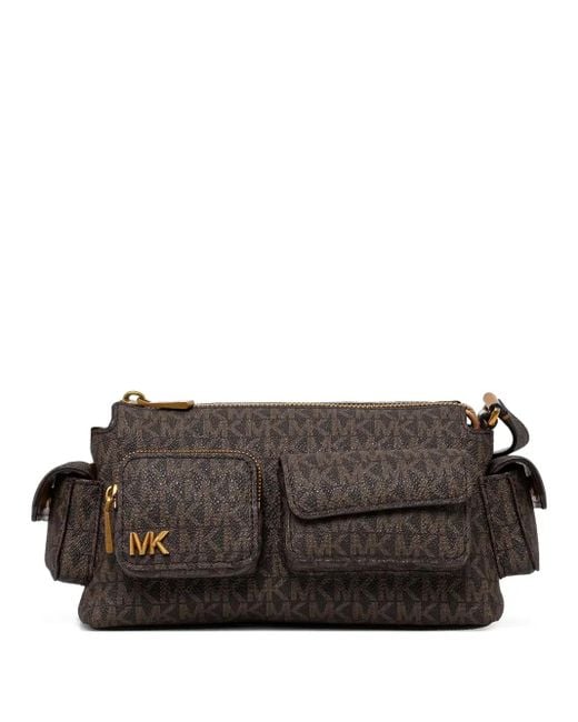 MICHAEL Michael Kors Brown Umhängetasche Mit Logo-Print
