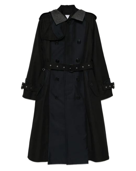 Sacai トレンチコート Black