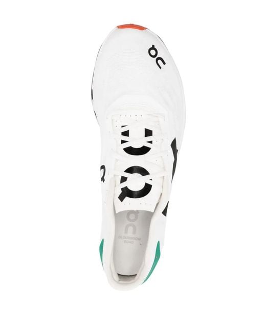On Shoes White Cloudboom Echo Sneakers