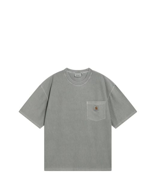 Carhartt Gray Loose-Fit Pocket T-Shirt for men