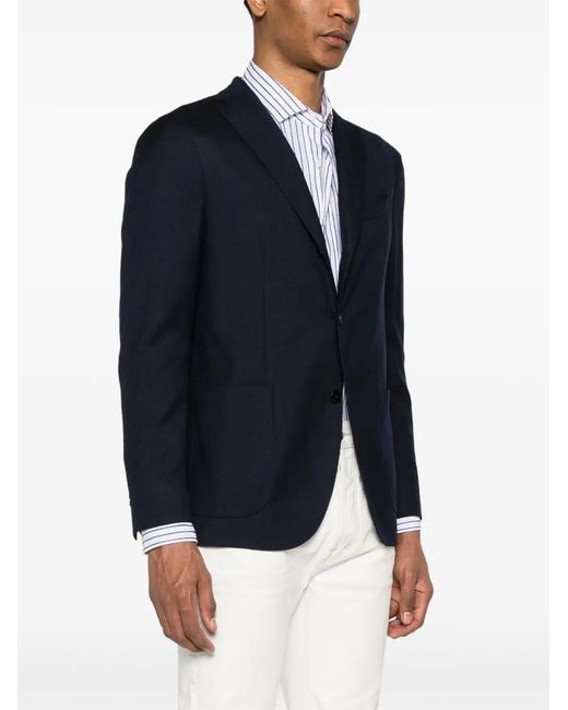 Boglioli Blue Jacket for men