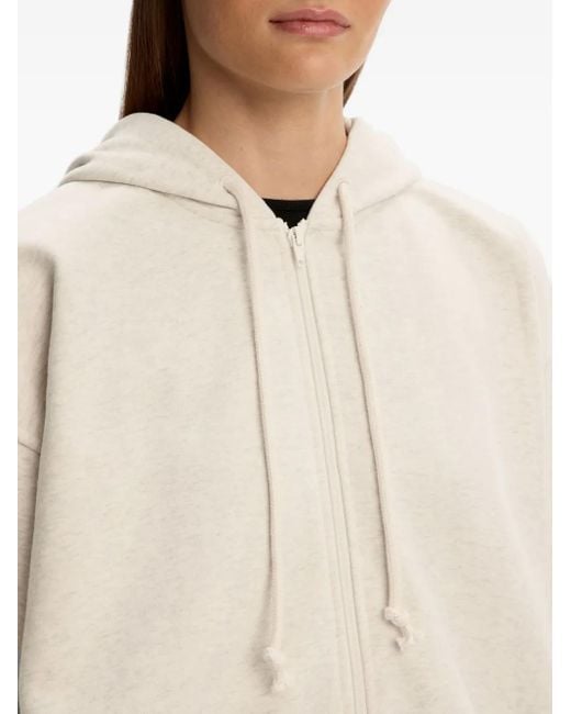 12 STOREEZ Natural Zip-Up Hoodie