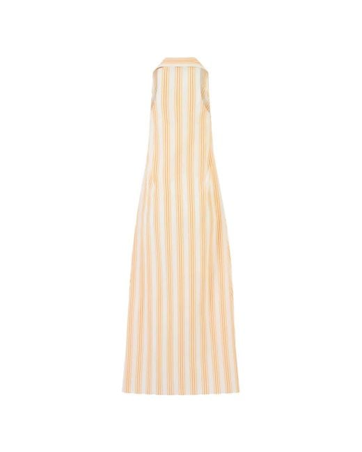 Rosie Assoulin White Take It Or Sleeveless Dress
