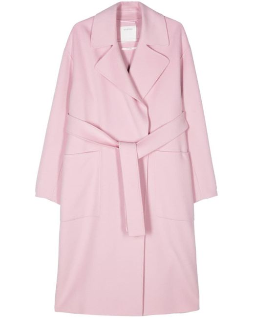 Manteau en laine vierge Sportmax en coloris Pink