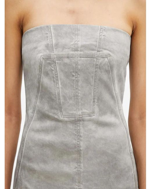 Rick Owens ストラップレス ドレス White