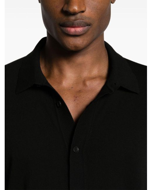 Roberto Collina Hemd mit klassischem Kragen in Black für Herren