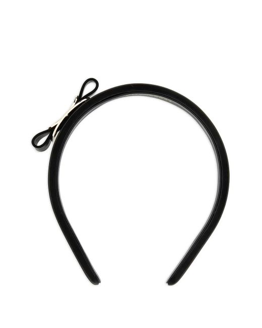 Salvatore Ferragamo Grosgrain Headband  Hairband black with Gold Detail like new Salvatore ferragamo headband womens - Gem main image 4