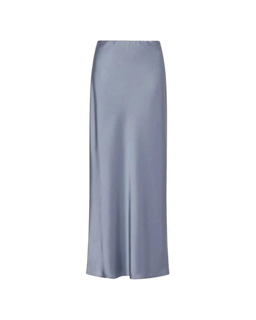 Marella Blue Double-Faced Maxi Skirt