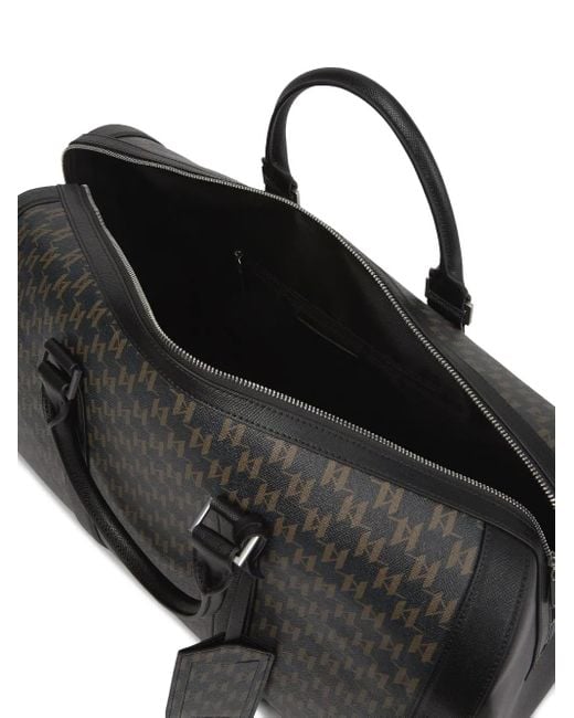 Riñonera con monograma Karl Lagerfeld de hombre de color Black