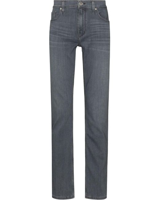 PAIGE Denim Hoffman Federal Slimfit Jeans in Grey (Gray) for Men Lyst