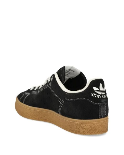 Adidas Black Stan Smith Cs Suede Sneakers for men