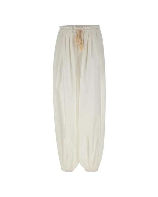 THE GARMENT White Pantalon Bazaar À Lien De Resserrage