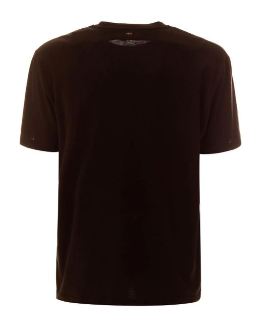 Just Cavalli Black Logo-Print T-Shirt for men