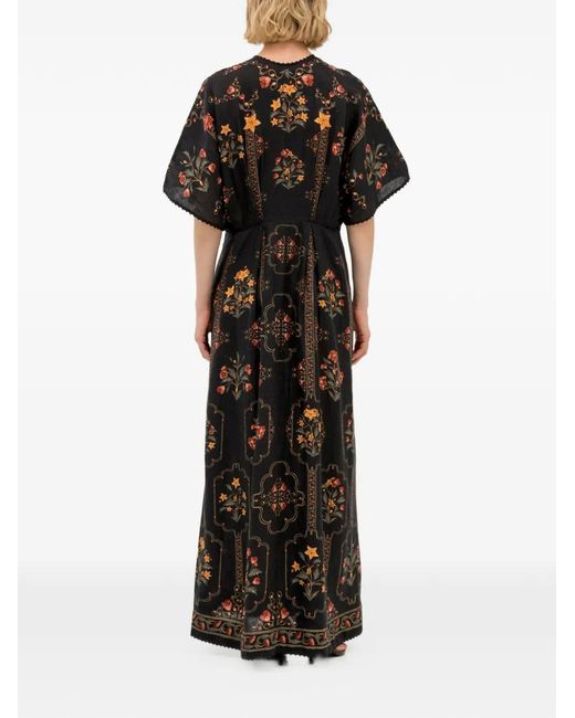 Agua Bendita Black Gesto Andes Maxi Dress