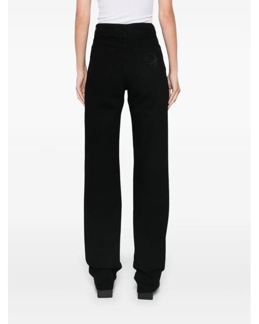 Dolce & Gabbana Black Straight-Leg Jeans