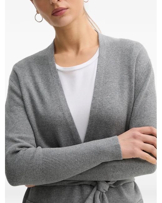 Joop! Gray Kardi Belted Cardigan