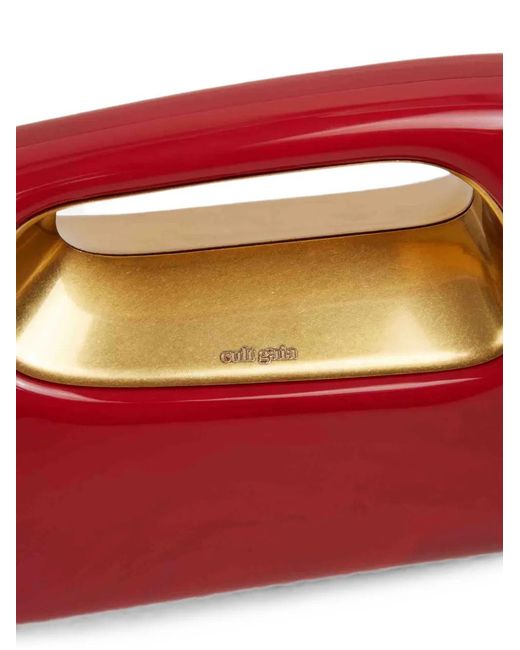 Cult Gaia Red Amara Clutch