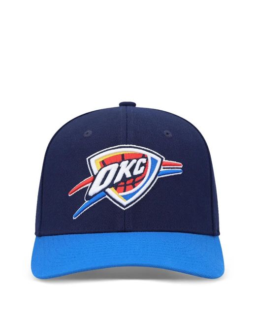 Mitchell & Ness Blue Oklahoma City Thunder Snapback Cap for men