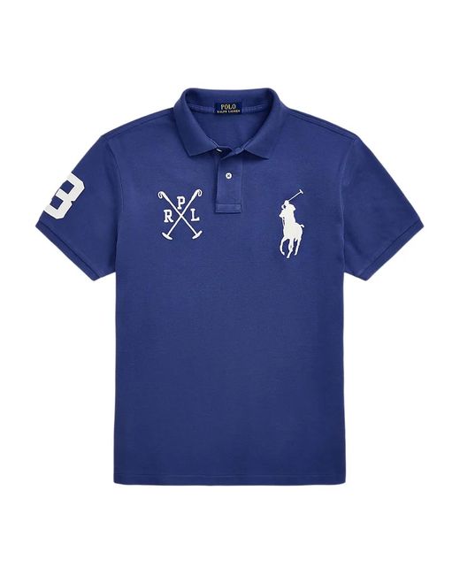 Polo Ralph Lauren Blue Cotton Polo Shirt for men