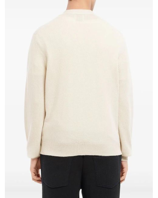 Barrie White V-Neck Cardigan for men