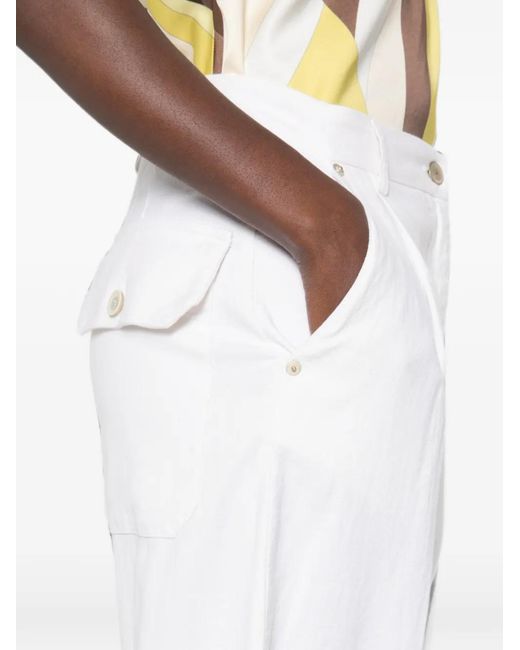 Momoní White Wide-Leg Trousers