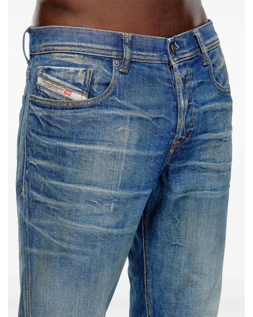 DIESEL Blue D-Finitive Tapered Jeans for men