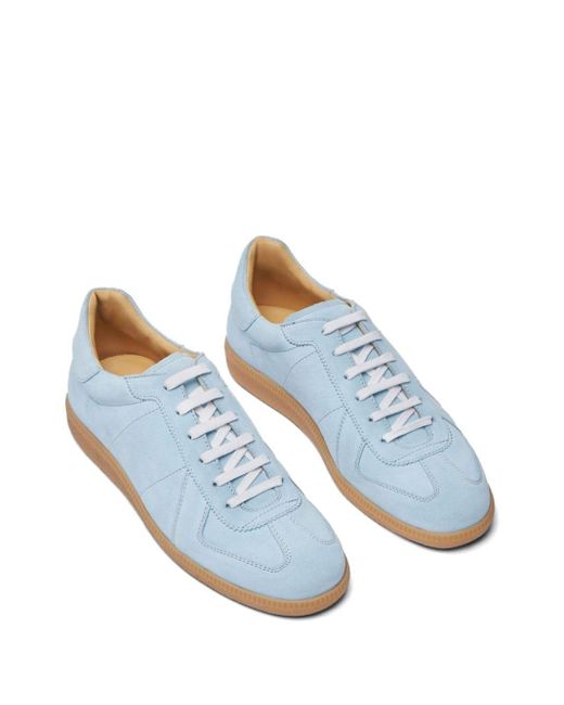 Scarosso Blue Hans Suede Sneakers for men