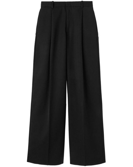 Pantalon de costume en laine à taille haute Jil Sander pour homme en coloris Black