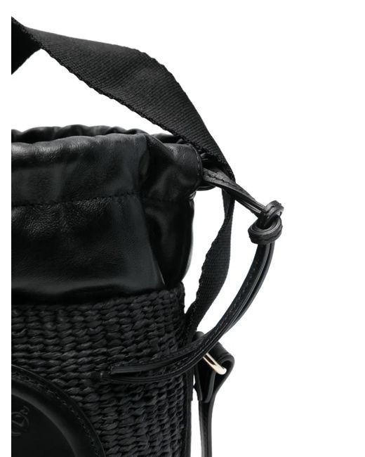Chloé Black Beuteltasche Mit Logo-Patch