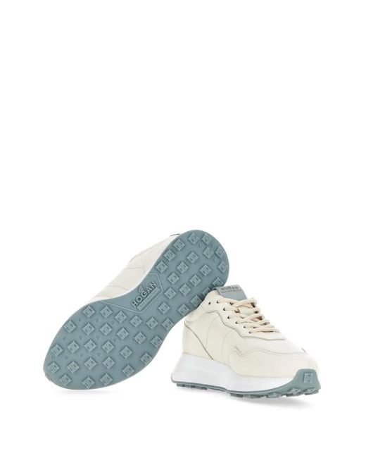 Hogan Sneakers Met Logopatch in het White