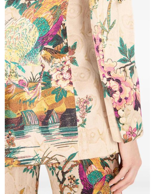 Roberto Cavalli フローラル ジャケット Multicolor