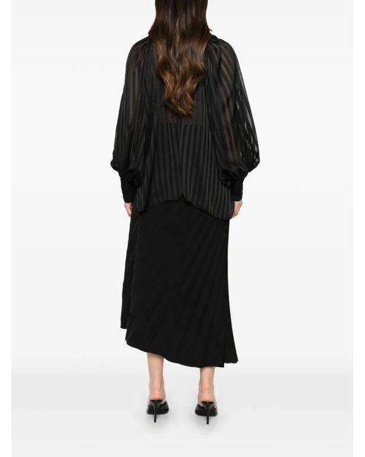 Blusa A Rayas Parlor de color Black